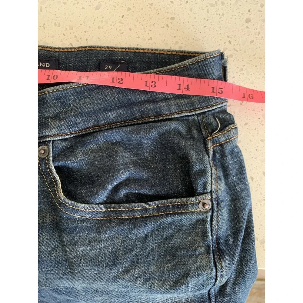 Lucky Brand 121 Slim Straight Jeans Denim Dark Wash Classic Fit Menswear